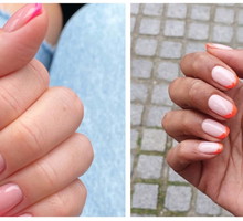 Zapomnijcie o klasycznym frenchu, teraz nosi się... neon French manicure! To jedne z najmodniejszych paznokci 2021 roku
