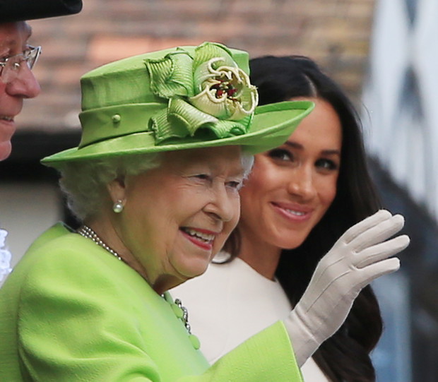 Meghan Markle i królowa Elżbieta II