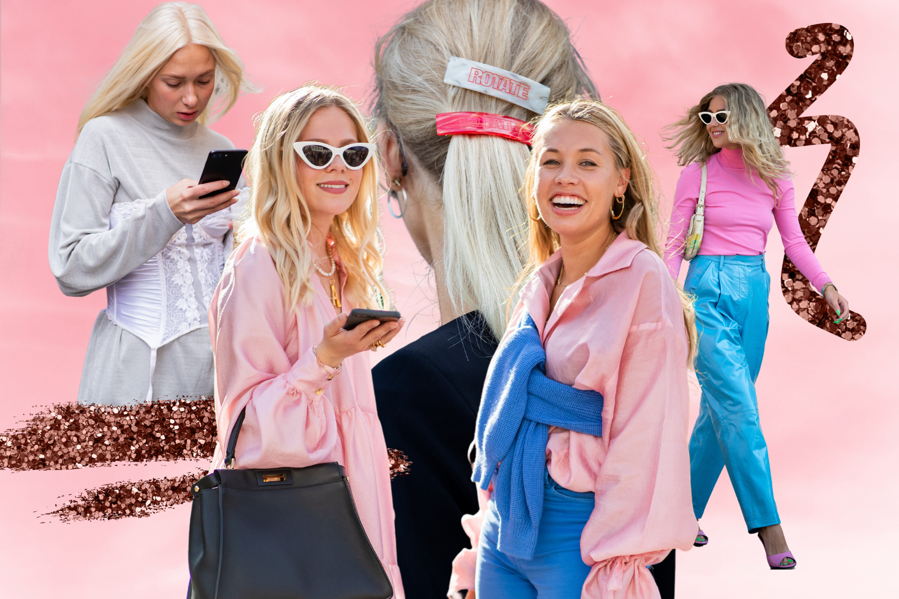 Blond w stylu Skandynawek