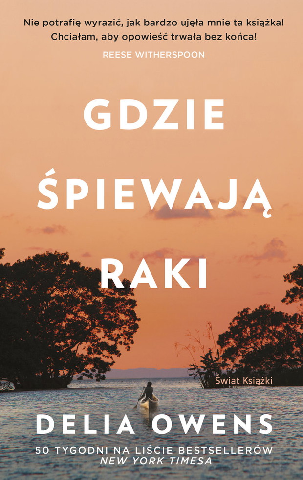 „Gdzie śpiewają raki” , Delia Owens, Świat Książki 2022