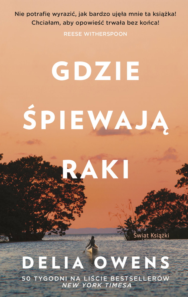„Gdzie śpiewają raki” , Delia Owens, Świat Książki 2022