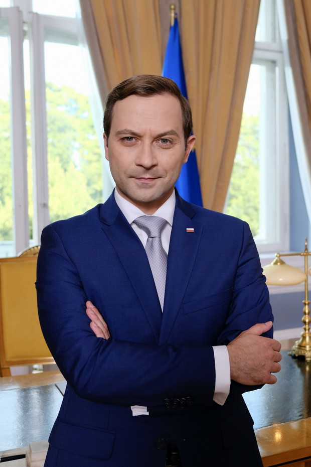Kadr z planu serialu „Sługa narodu”