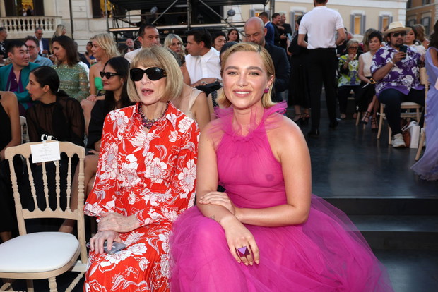 Florence Pugh i Anna Wintour