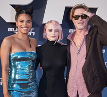 Zazie Beetz, Joey King, Brad Pitt