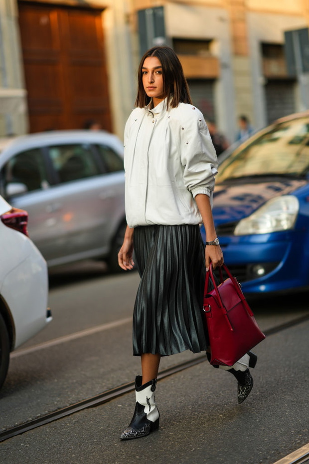 Street Style - Day 3 - Milan Fashion Week - Spring / Summer 2022