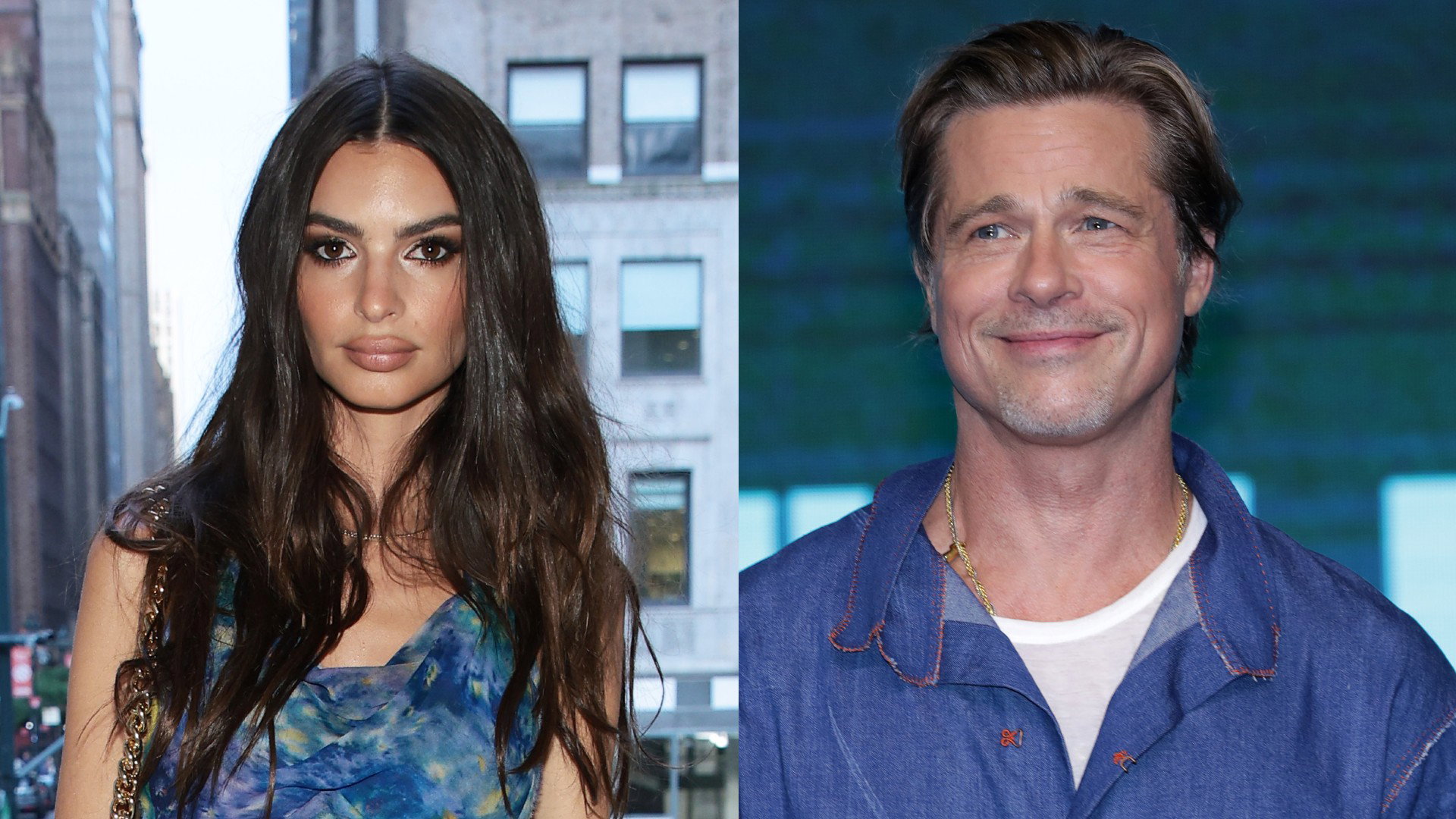 Emily Ratajkowski i Brad Pitt