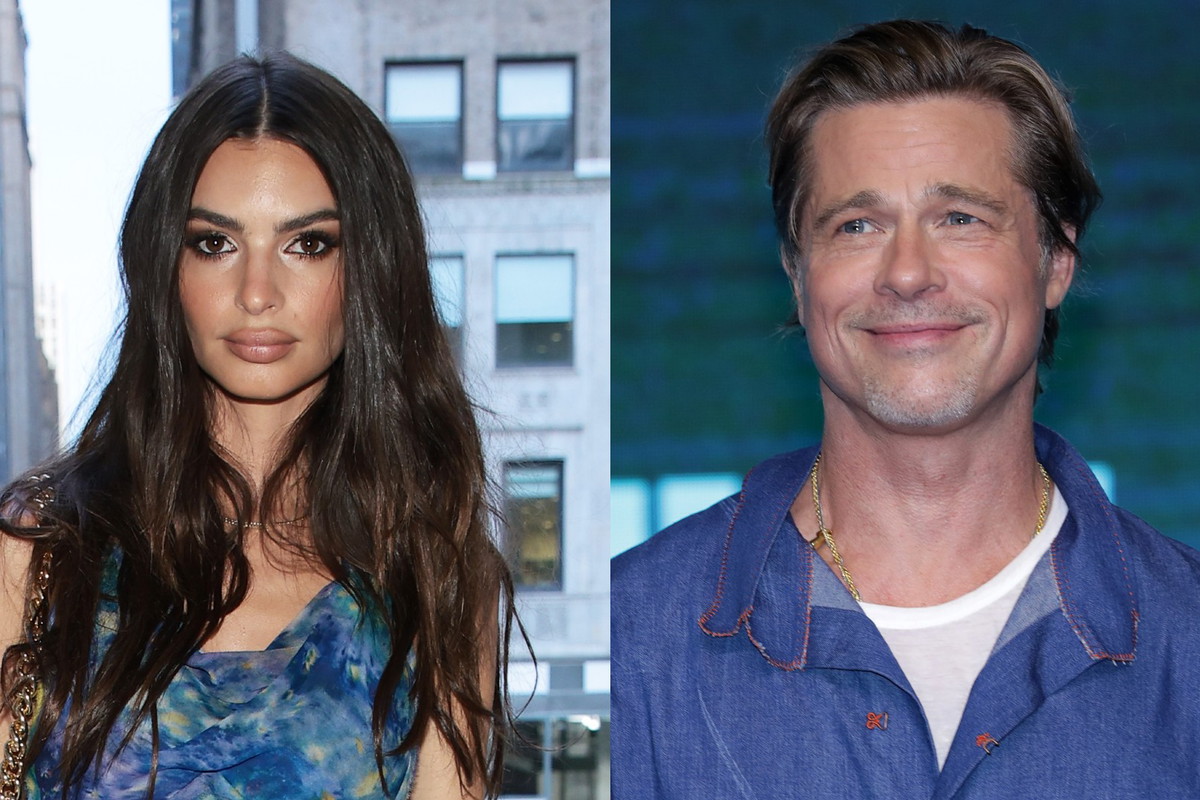 Emily Ratajkowski i Brad Pitt