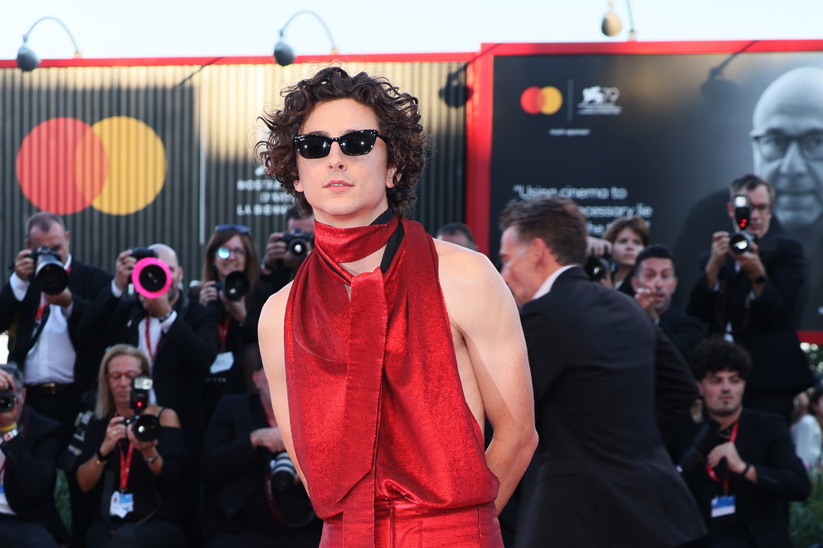 Timothee Chalamet w Wenecji