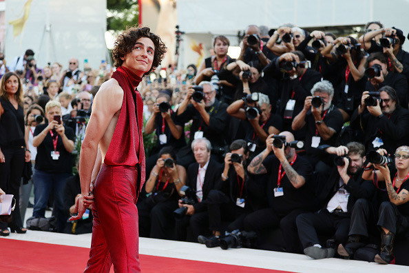 Timothee Chalamet w Wenecji