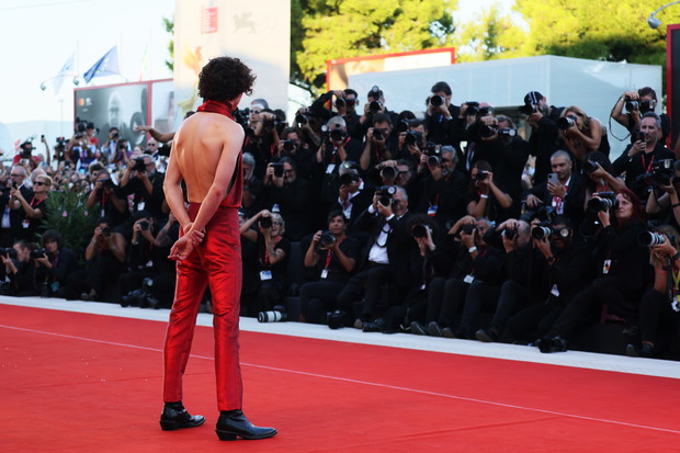 Timothee Chalamet w Wenecji
