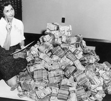Woman with Money