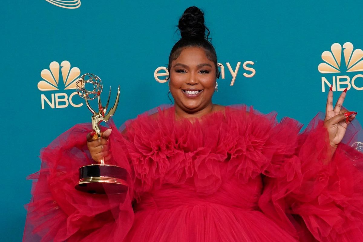 Lizzo podczas Emmy Awards