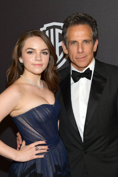 Ben Stiller przyszedł na Złote Globy 2019 z córką. Ale wyrosła!