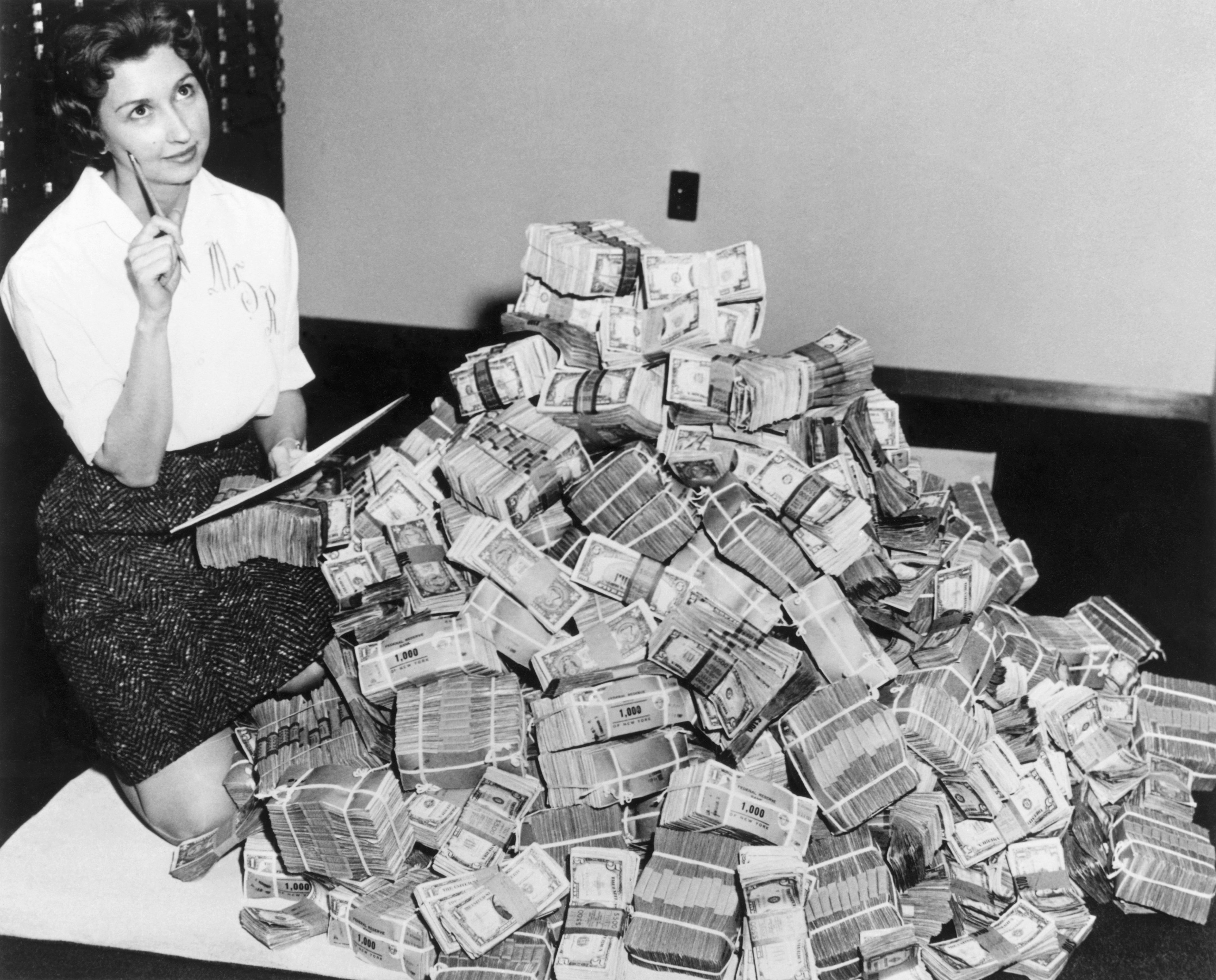 Woman with Money