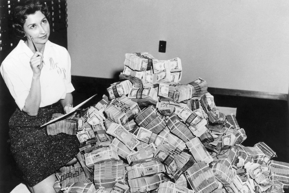 Woman with Money