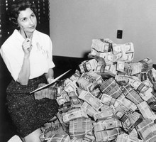 Woman with Money