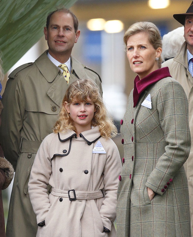 Ludwika Windsor z rodzicami