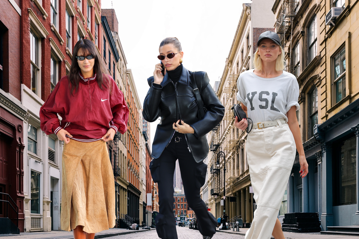 Prywatne stylizacje gwiazd z września 2022. Tak na co dzień ubierają się Hailey Bieber, Olivia Palermo i inne fashionistki