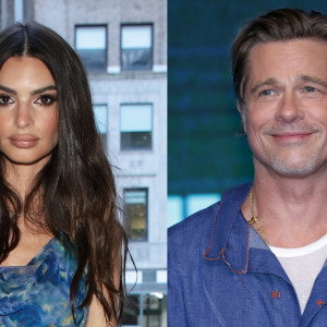 Emily Ratajkowski i Brad Pitt