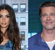 Emily Ratajkowski i Brad Pitt