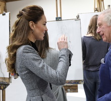 Król Karol i księżna Kate