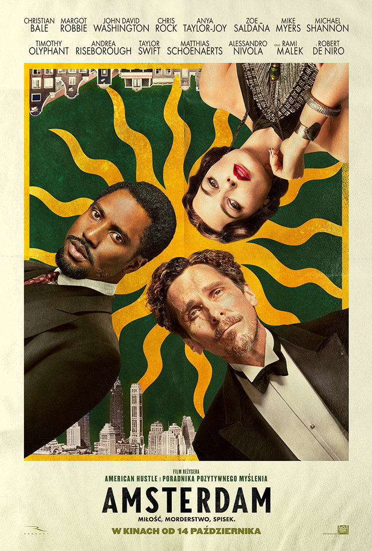 Oficjalny plakat fimu "Amsterdam"