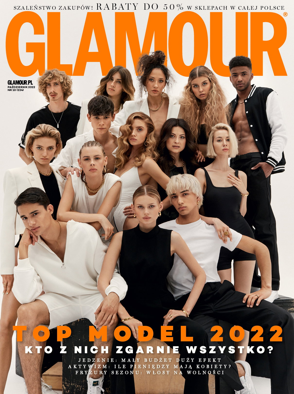 Top Model - okładka Glamour