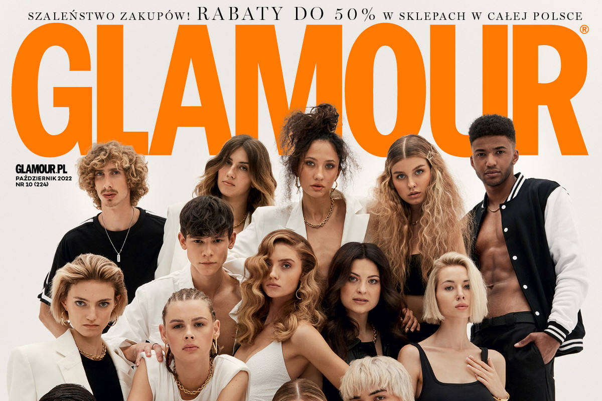 Top Model - okładka Glamour