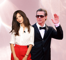 Emily Ratajkowski i Brad Pitt