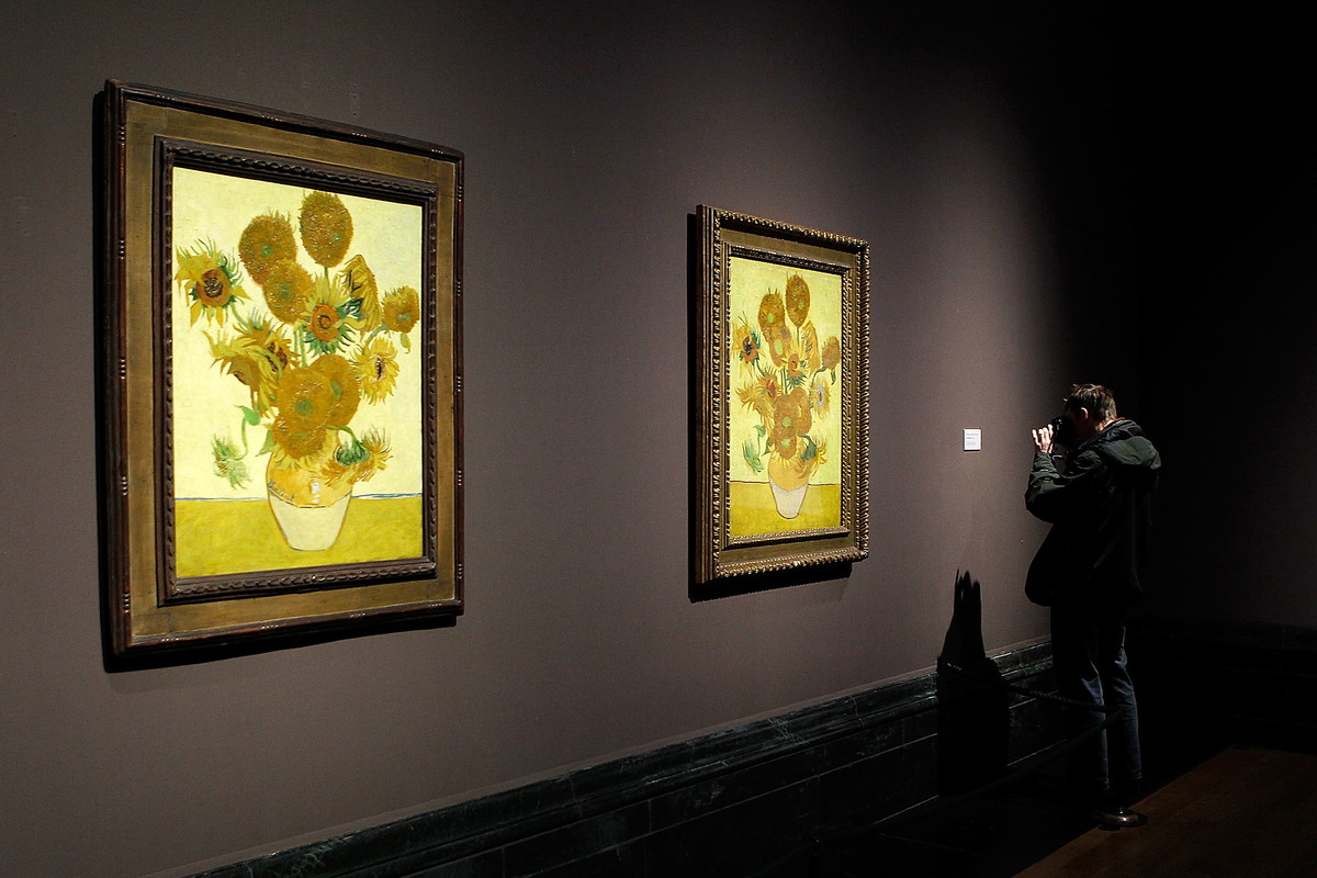 Aktywistki oblały zupą „Słoneczniki" van Gogha