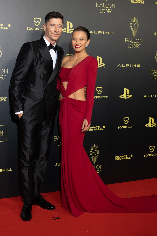 Gala Złotej Piłki 2022: Robert Lewandowski i Anna Lewandowska