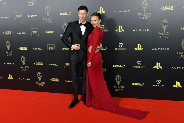 Gala Złotej Piłki 2022: Robert Lewandowski i Anna Lewandowska