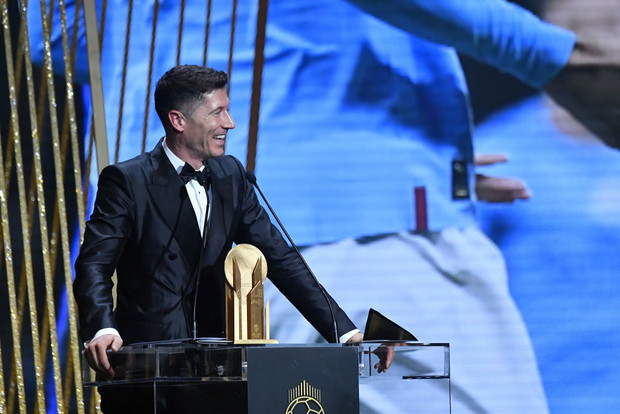 Gala Złotej Piłki 2022: Robert Lewandowski