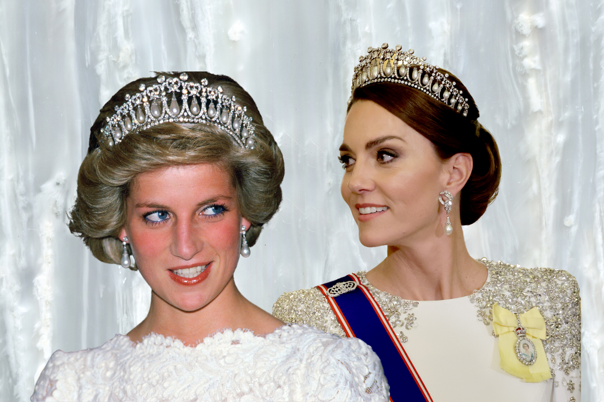 księżna Diana i księżna Kate