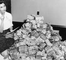 Woman with Money