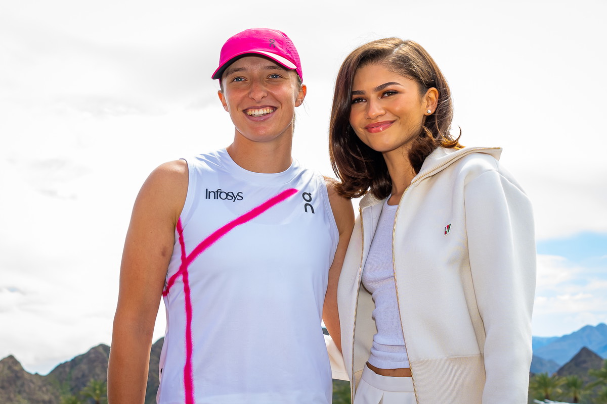 Iga Świątek i Zendaya