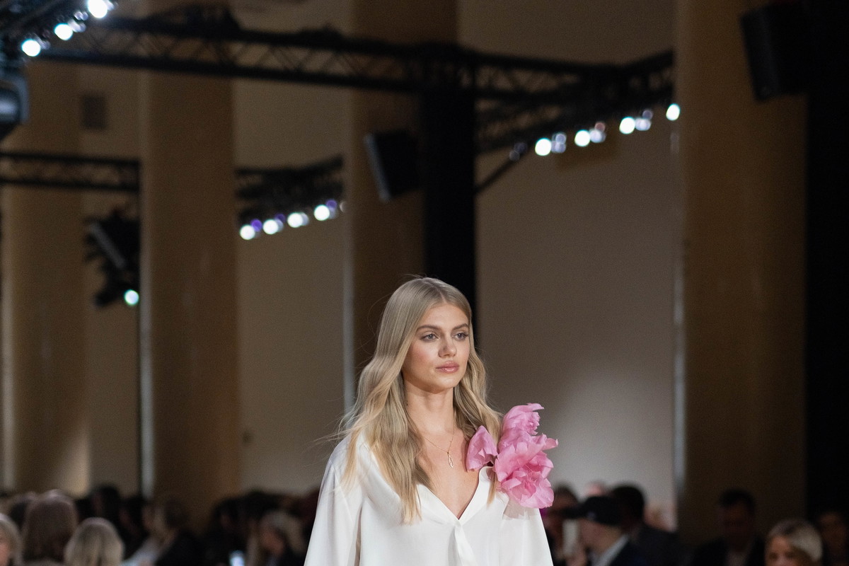 Dominika Wysocka, ambasadorka Perwoll na pokazie Macieja Zienia
