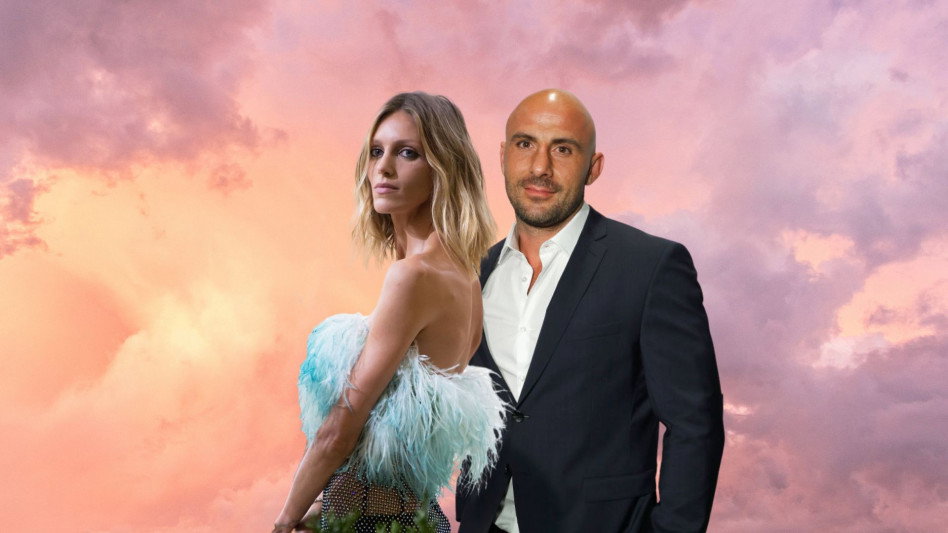 Anja Rubik i Adrian Steirn