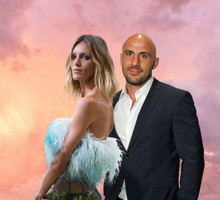 Anja Rubik i Adrian Steirn
