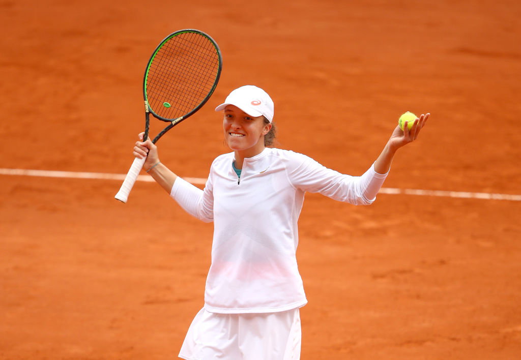 Iga Świątek z WTA Awards