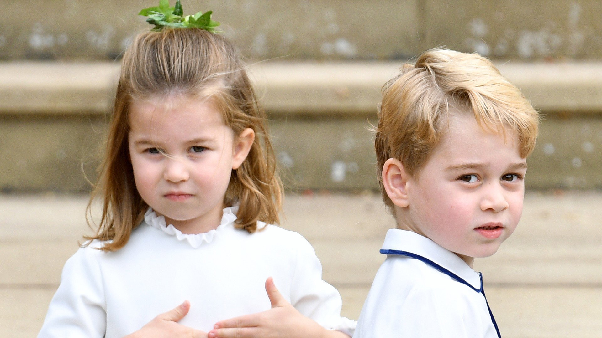 Księżniczka Charlotte i książę George