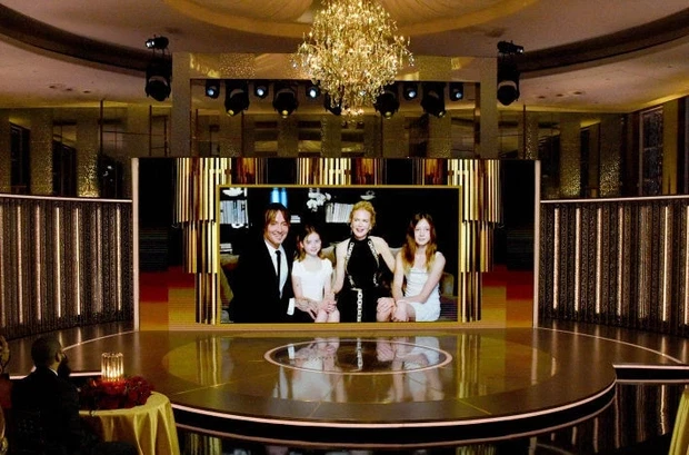 Nicole Kidman i Keith Urban z córkami