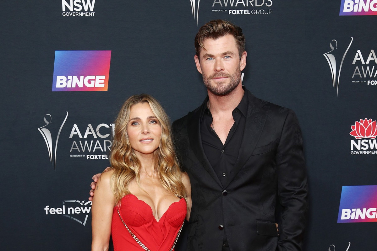 Chris Hemsworth z żoną