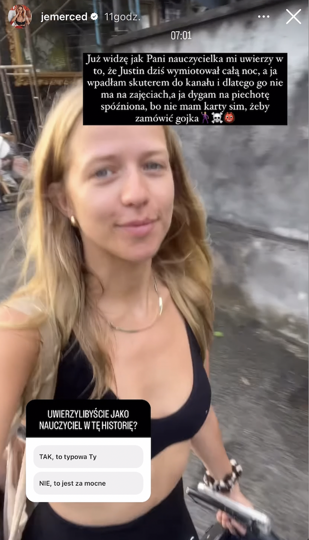 Jessica Mercedes miała wypadek na skuterze