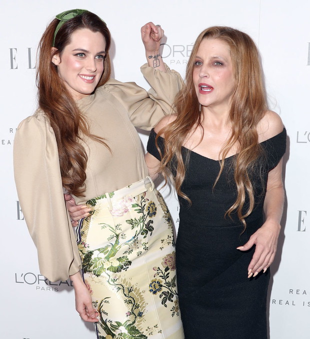 Riley Keough i Lisa Marie Presley