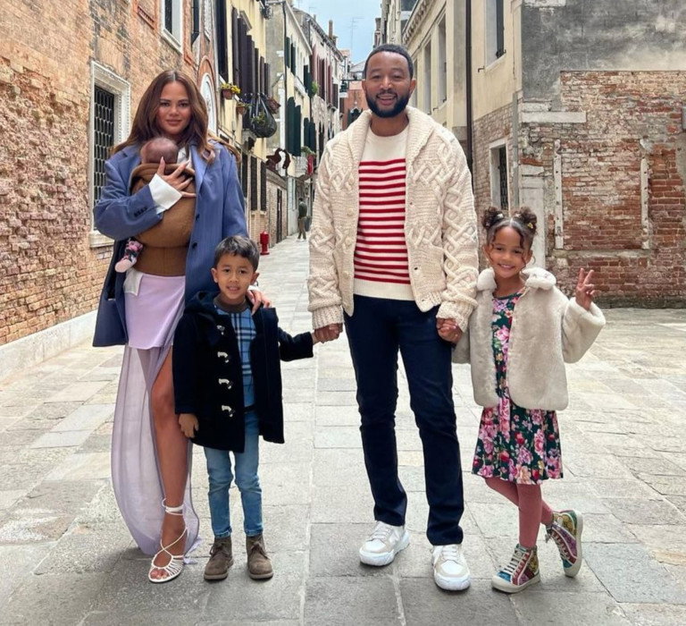 john legend & family