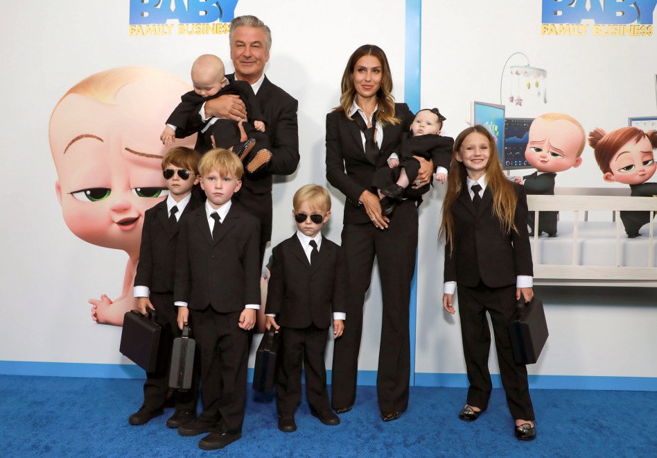 Hilaria i Alec Baldwin opublikowali rodzinny portret