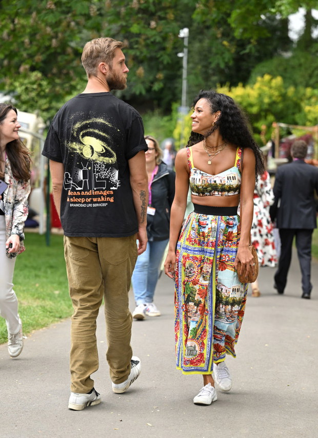 Vick Hope i Calvin Harris