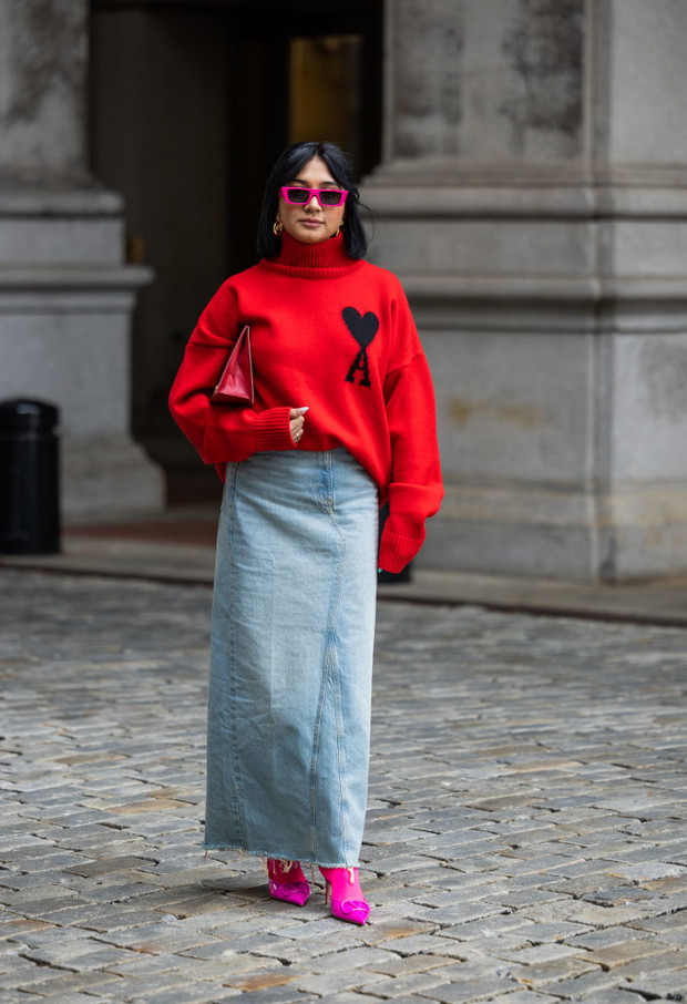Street style na New York Fashion Week jesień-zima 2023/2024