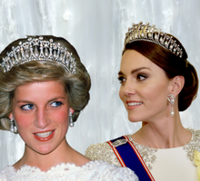 księżna Diana i księżna Kate